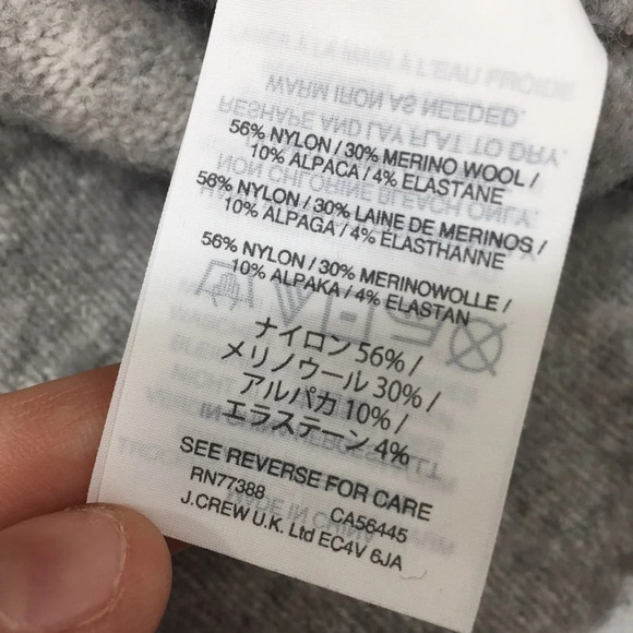 Madewell Gray Knit‎ Wrap Front Sweater Womens XS  PulloverIn Coziest Yarn - Picture 7 of 11